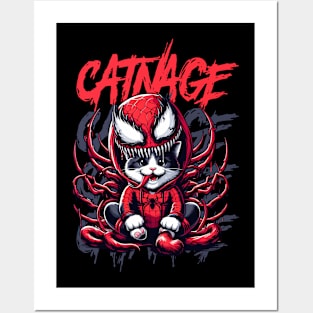 Catnage | Cat | Villain | Anti-Hero | Movie Icon | Pop Culture Posters and Art